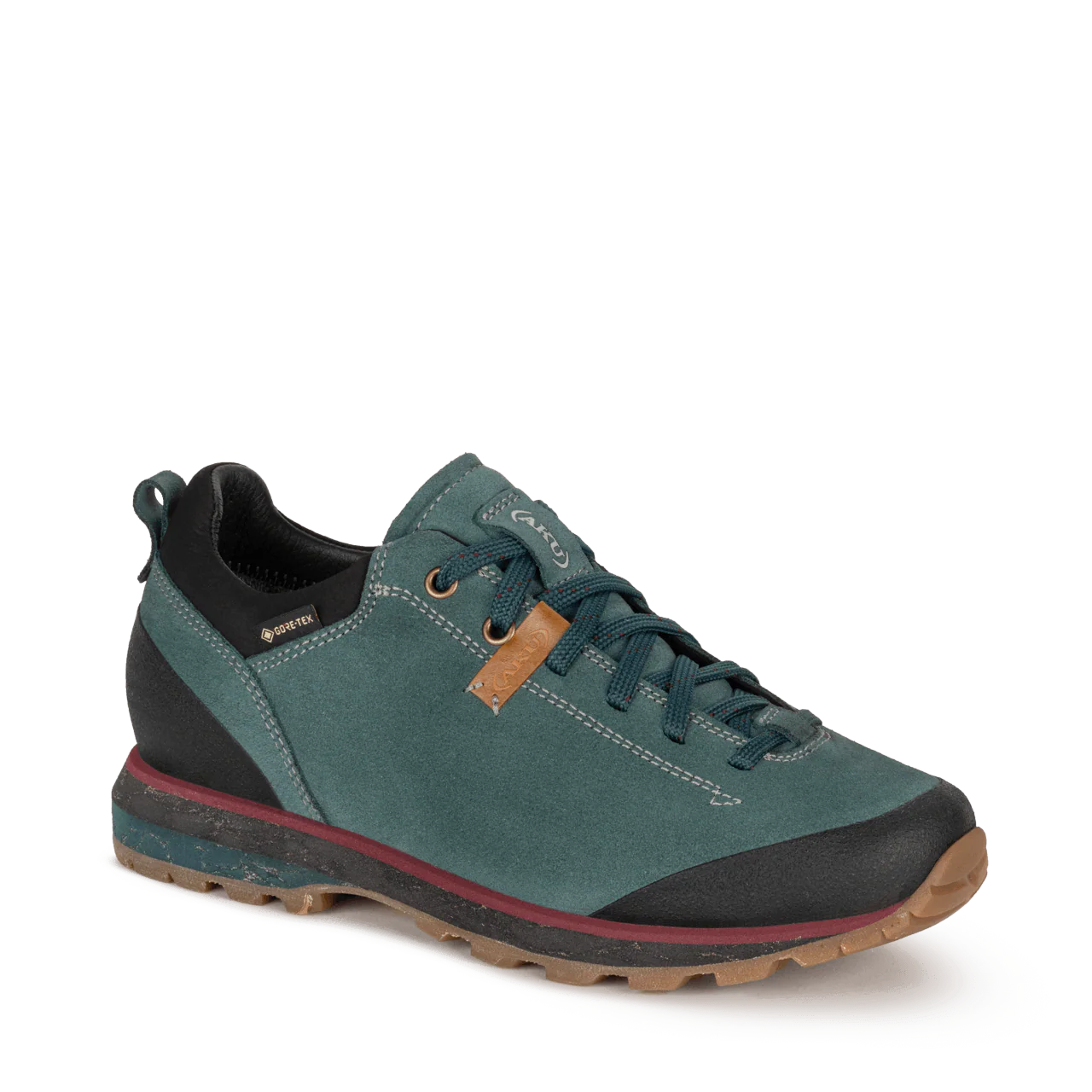 Bellamont IV Suede GTX Ws Verde-Bordeaux
